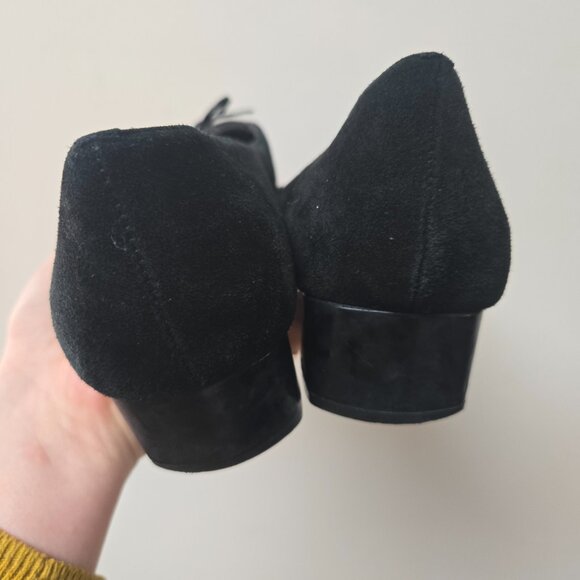 3 For 35 🙌🌼 VINTAGE Etienne Aigner Leather and Suede Heels - Picture 6 of 6